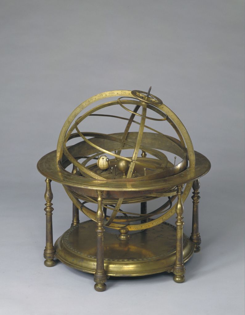 图片[1]-Copper gold-plated Huntianhe Seven Political Instruments-China Archive